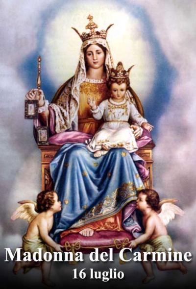 Beata Vergine Maria del Monte Carmelo patrona 