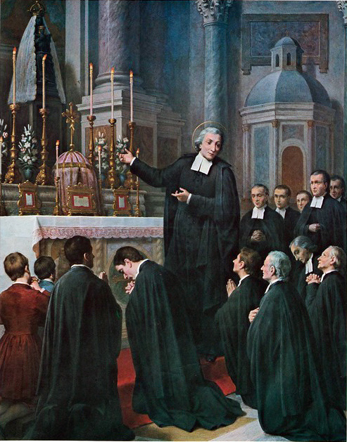 San Giovanni Battista De La Salle e dodici Fratelli emettono per la prima volta il voto di obbedienza.