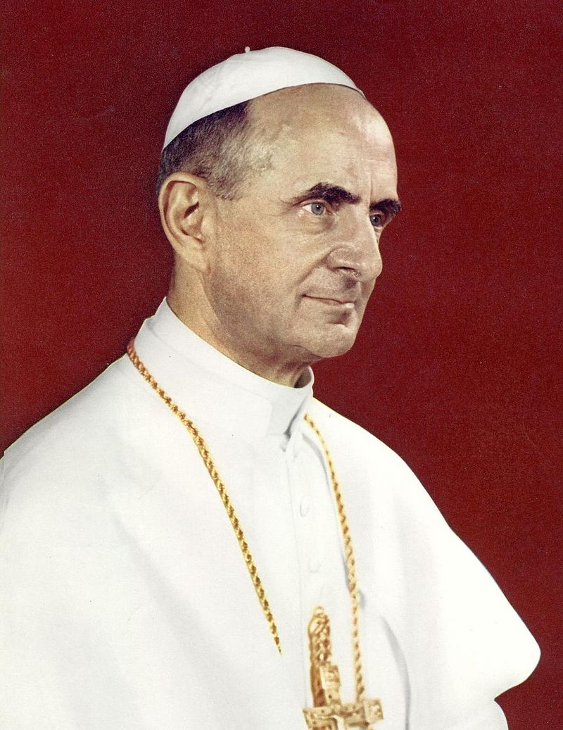 Fotografia ufficiale di Paolo VI