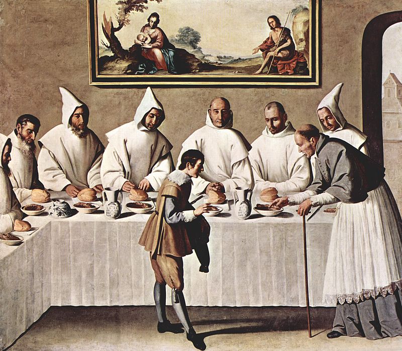 Sant'Ugo nel refettorio dei Certosini
