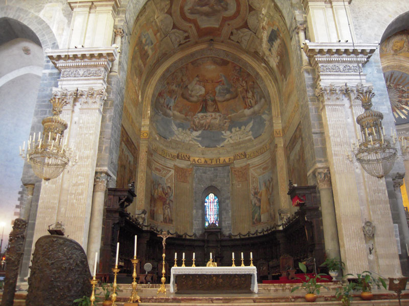 Abside e presbiterio Cattedrale di Sant'Agata