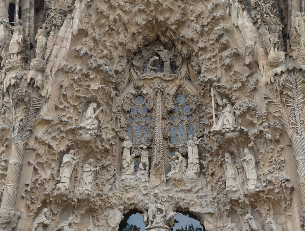 Dettagli Facciata Natività Sagrada Familia