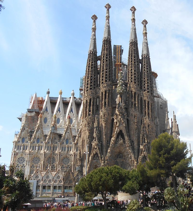 Facciata della Natività Sagrada Familia