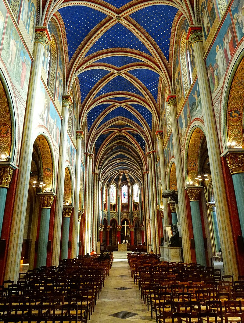 Interno Abbazia di Saint-Germain-des-Prés