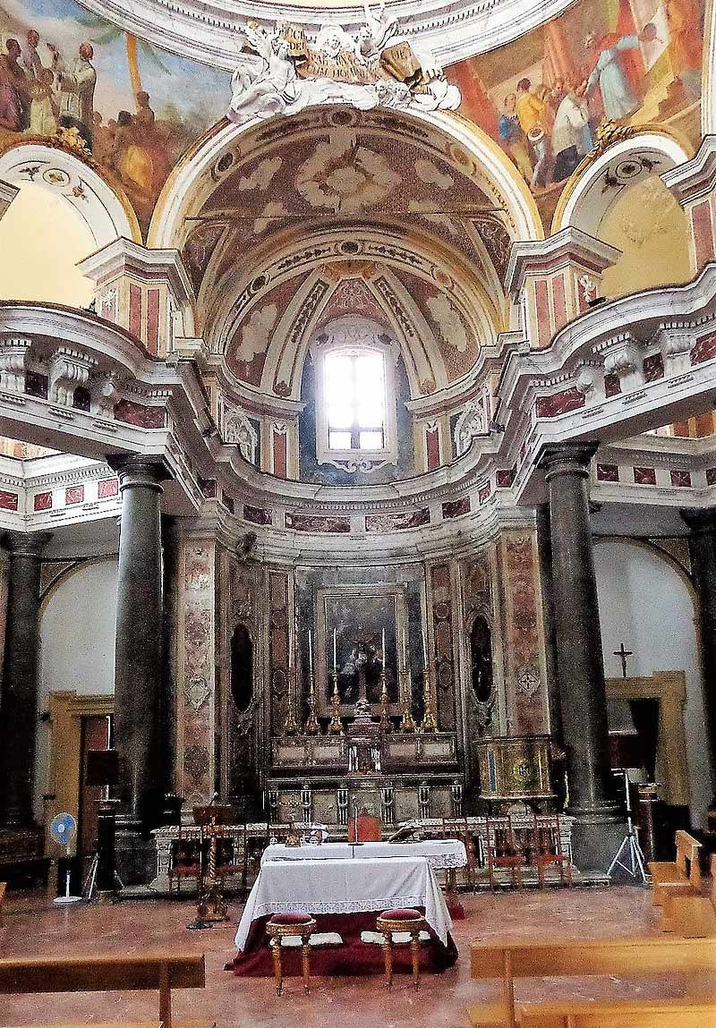 Interno Chiesa di San Francesco Saverio